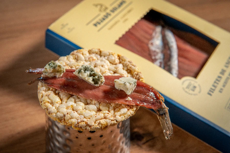 Cantabrian Anchovy in Sunflower Oil - Anchoa Cantabrica. Pujado Solano, 375g
