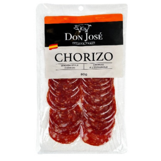DON JOSÉ. "Chorizo Sliced" Chorizo en tranches