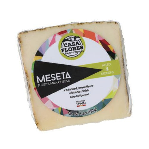 Sheep Cheese Meseta 4 months cured. Casa Flores, 150g