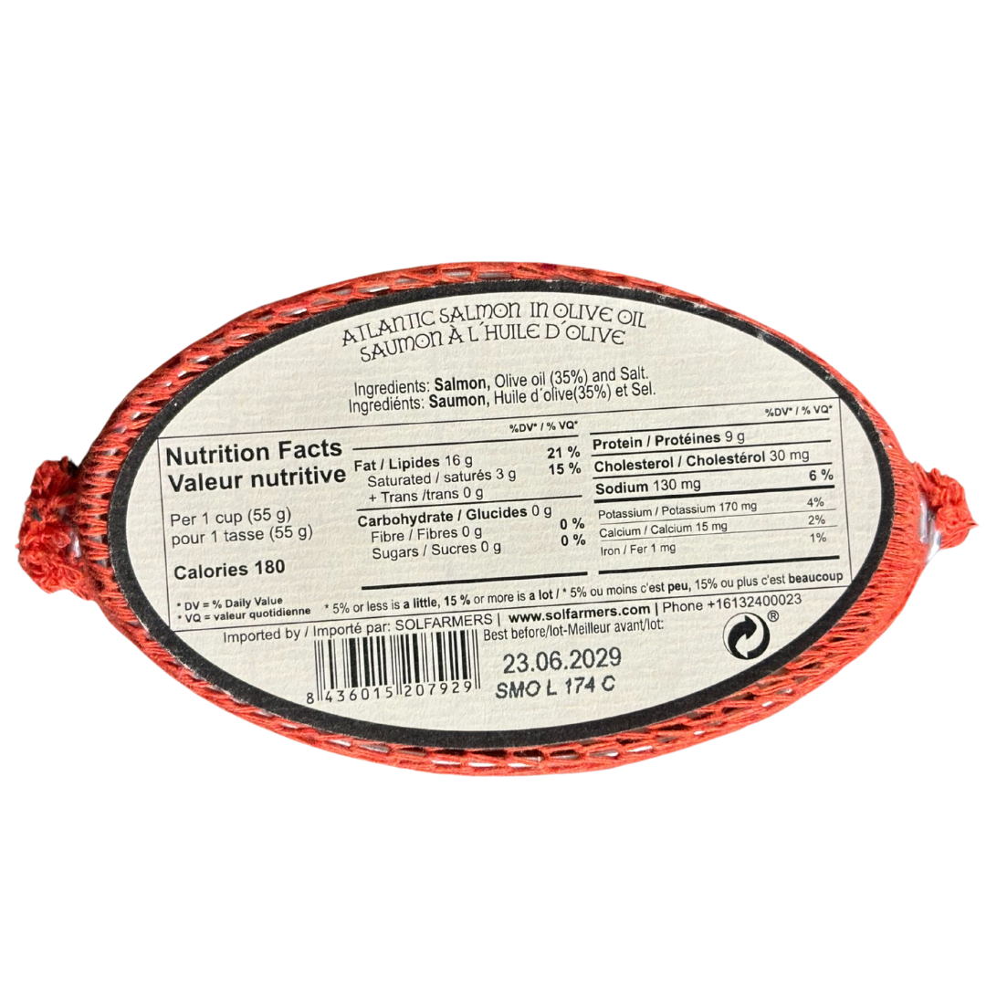 can of salmon from atlantic ocean