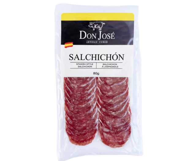 DON JOSÉ. "Salchichón Sliced" Salchichón en tranches