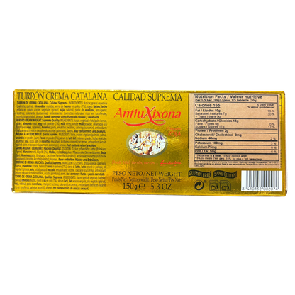 Catalan Cream Turrón AntiuXixona, 150gr
