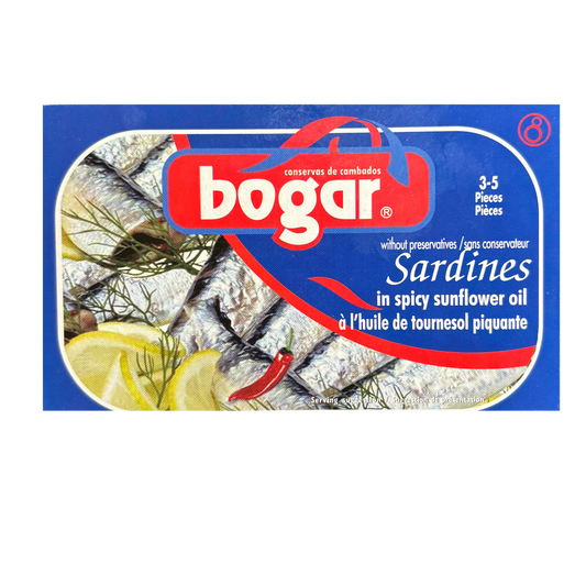 sardines in spicy sunflower oil