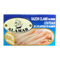 razor clams in brine