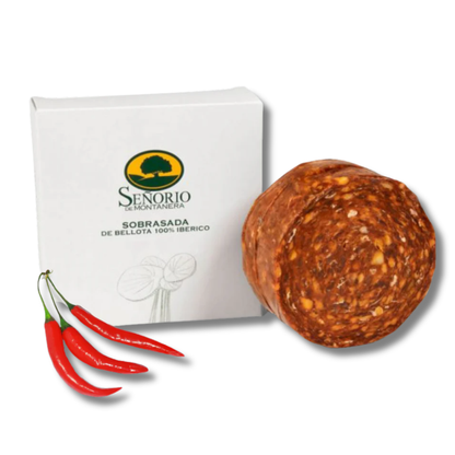 Acorn Fed Iberican Semi Soft Chorizo ​​"Sobrasada Ibérica". Senorio de Montanera (350gr)