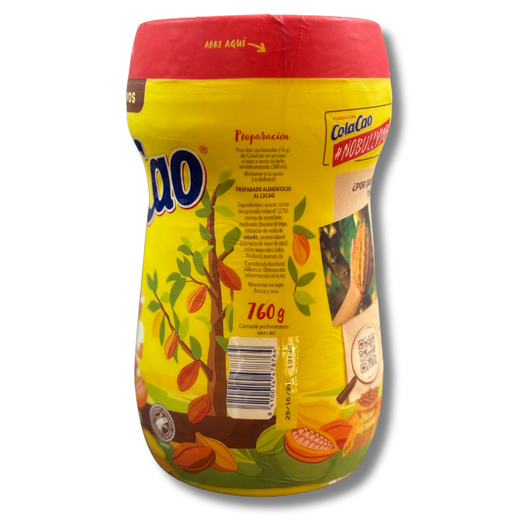 Cola Cao original chocolate drink, 760 g - Solfarmers
