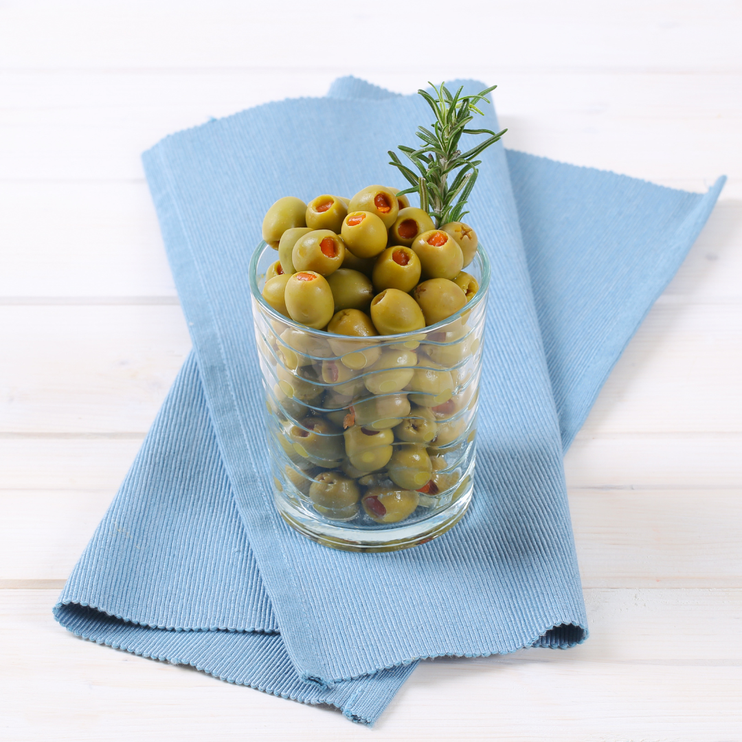 Anchovy Stuffed Manzanilla Olives by Sarasa 1.4 Lt - Solfarmers