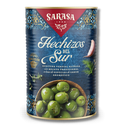 Green Olives "Hechizos del Sur" Sarasa 4.2Kg