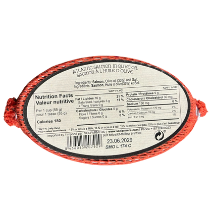 can of salmon from atlantic ocean