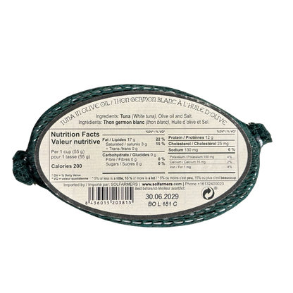 Gourmet White Tuna in Olive Oil "Bonito del norte blanco en aceite de oliva" Conservas de Cambados - Solfarmers