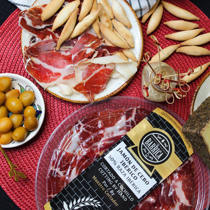 Cebo Ham 50% Iberian - Hand-cut - La Barrica, 90g