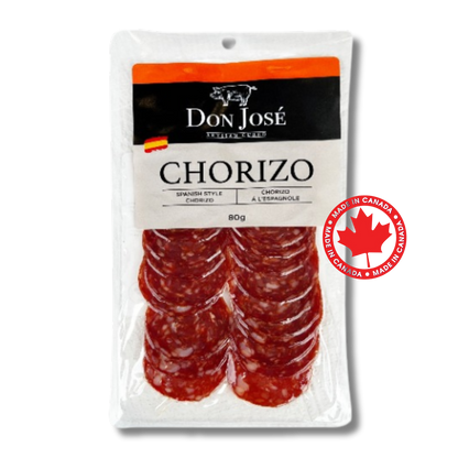 Chorizo Sliced - Chorizo en lonchas. Don Jose, 80g - Solfarmers