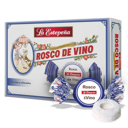 La Estepeña roscos de vino y almendra/ Almond Round Pastries, 400gr