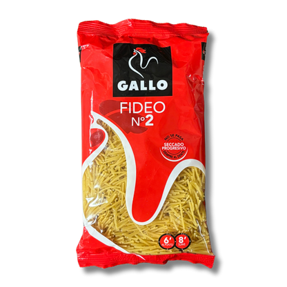 Prepare traditional Spanish fideuà with Gallo fideo, the perfect pasta for this iconic Mediterranean dish. Ideal for pairing with seafood, saffron, and rich broths. Bring the taste of Spain to your table with authentic fideo pasta for fideuà and other Spa