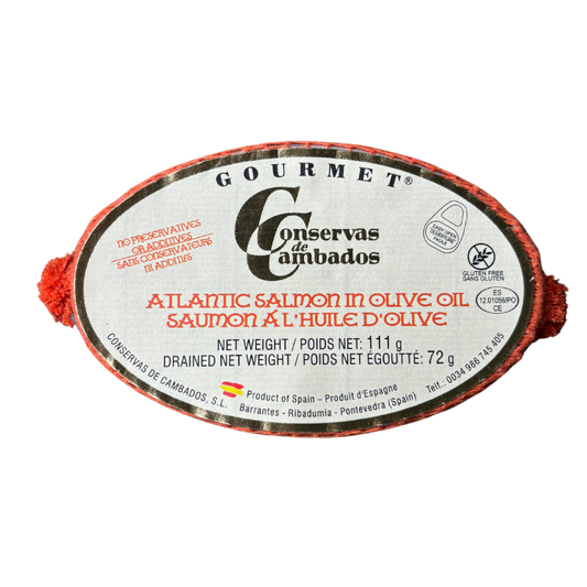 gourmet atlantic salmon in olive oil conservas de cambados