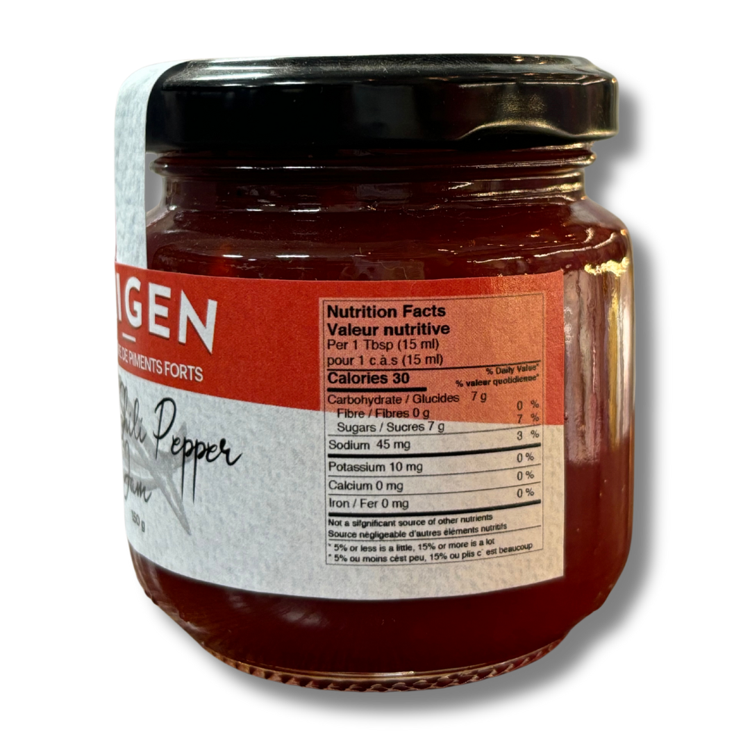 Origen hot chili pepper jam, 150g - Solfarmers