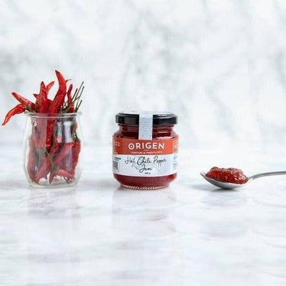 Origen hot chili pepper jam, 150g - Solfarmers