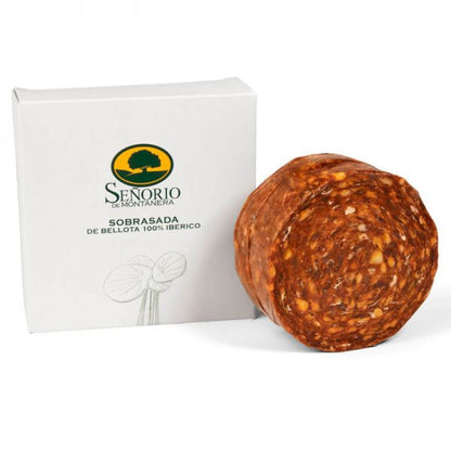 Acorn Fed Iberican Semi Soft Chorizo "Sobrasada Ibérica". Señorio de Montanera (350gr) - Solfarmers