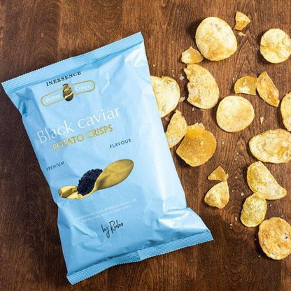 Inessence potato chips black caviar - Solfarmers